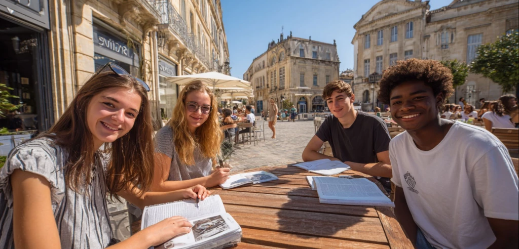 Junge Erwachsene Montpellier, Frankreich